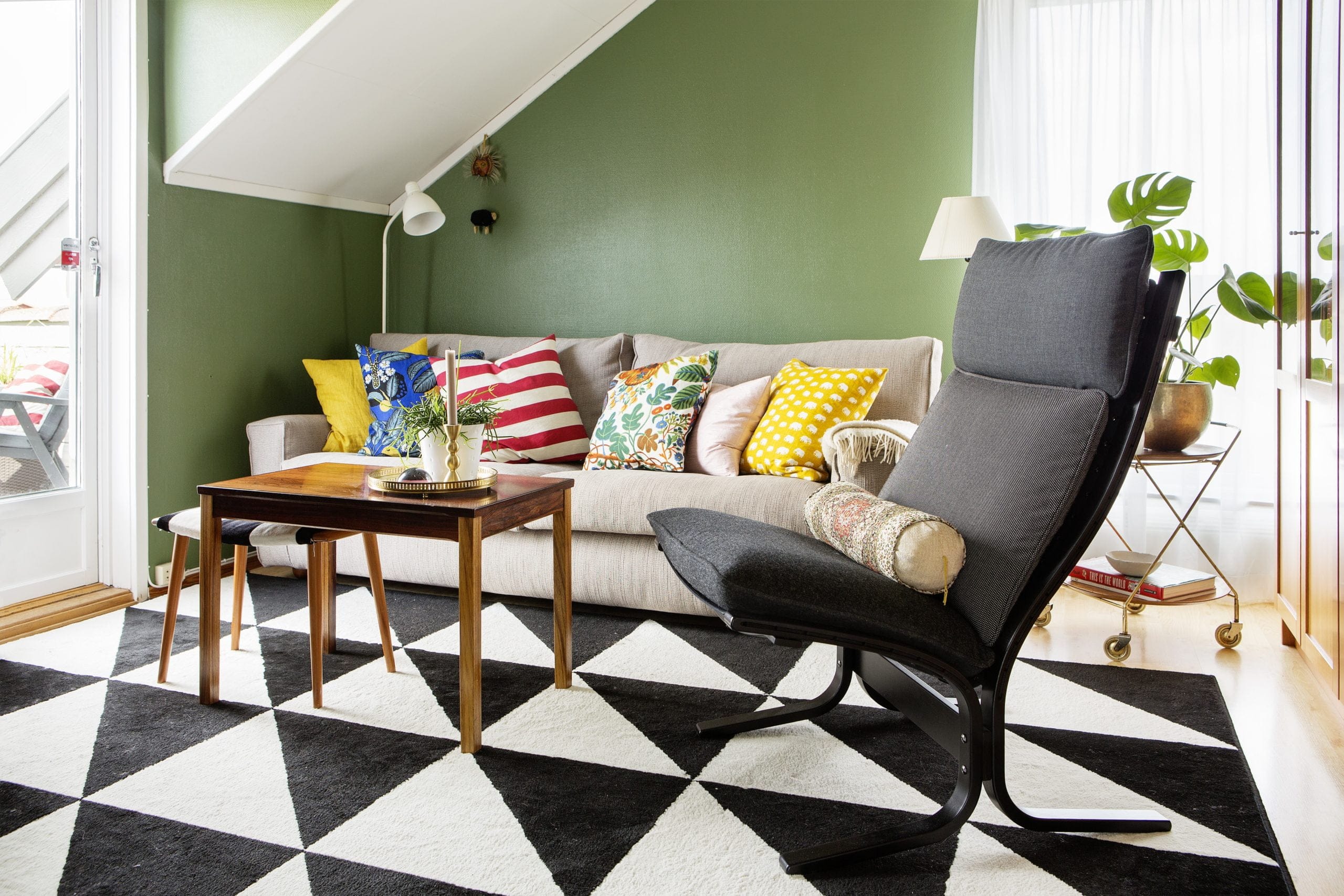 Berge interiør eilersen Hjelle siesta stol Anne Line Bakken hjemme hos Benthe